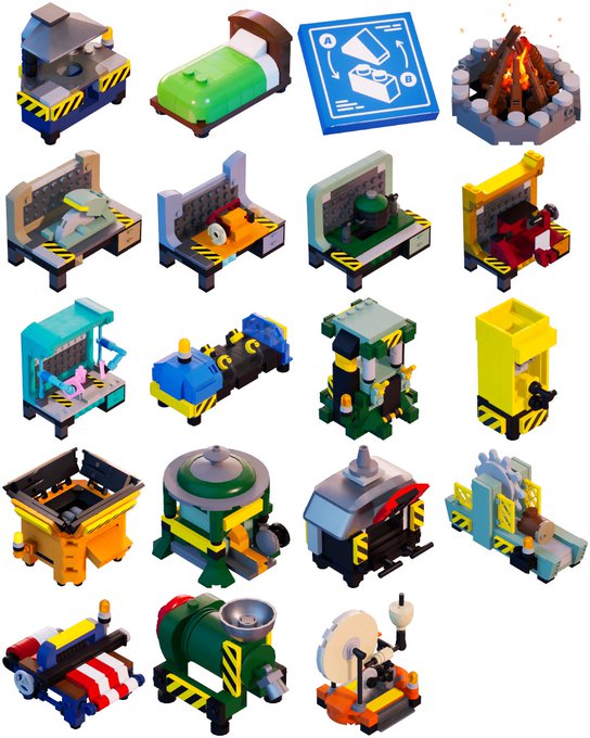 Máquinas e Ítems Clave de fortnite lego